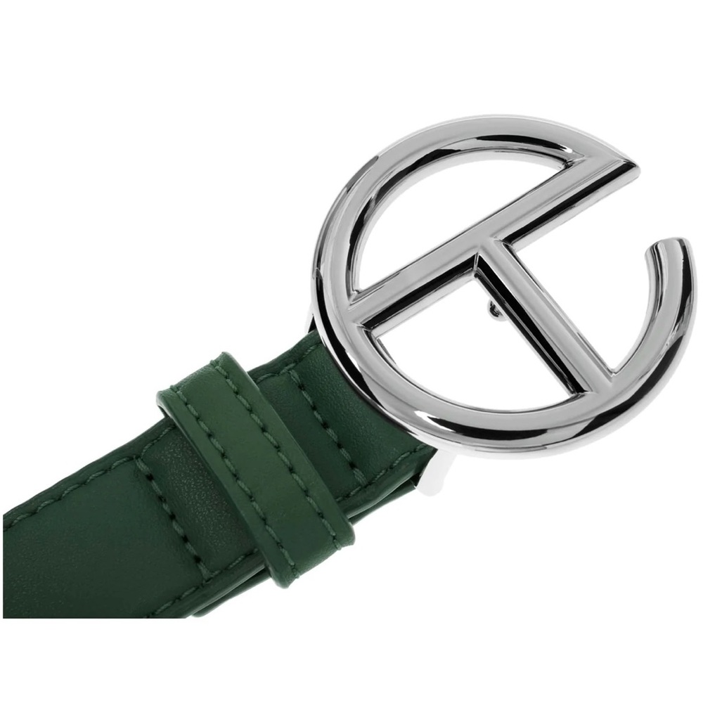 Telfar Logo Belt - Dark Olive